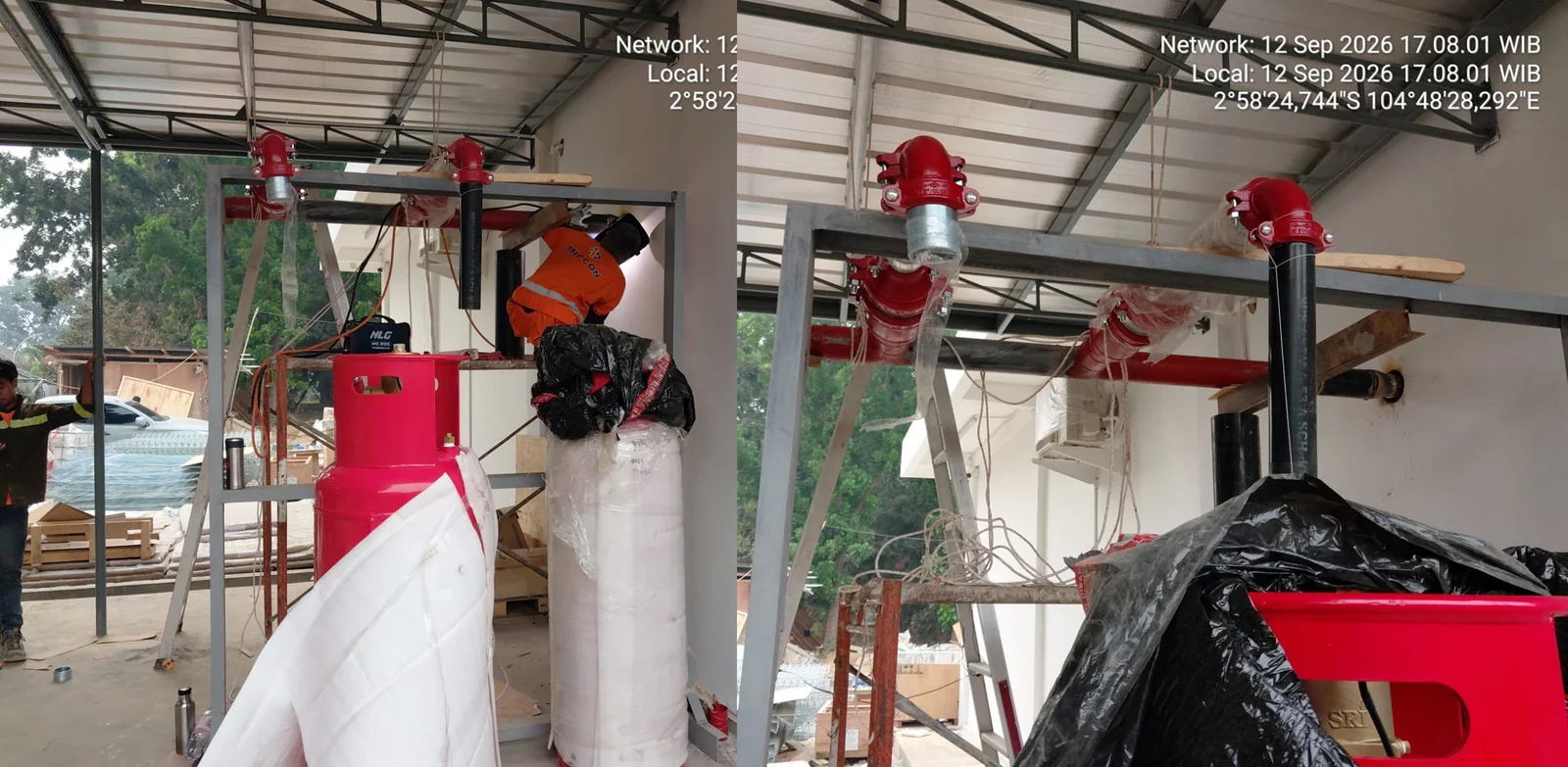 Proyek CO2 Fire Suppression Pupuk Sriwijaya